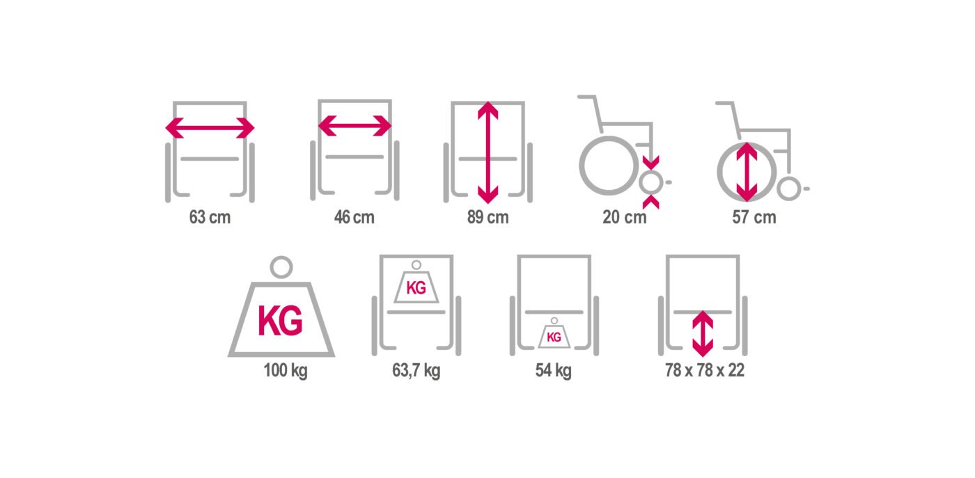 Silla de ruedas estándar - MediFonce